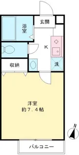 アルベレータ桜上水【2階】の間取り
