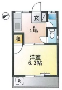 レニーハイツ【2階】の間取り