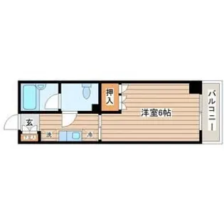 サンパレスシカマ【5階】の間取り