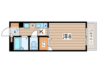 パークビレッジ大倉山【2階】の間取り