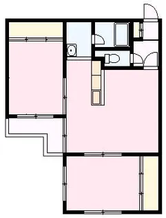 アーバンメゾン旭川【2階】の間取り