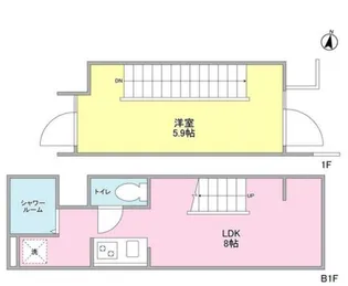 ル・トラン代々木公園の間取り