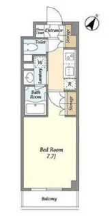 バウスステージ高田馬場【3階】の間取り