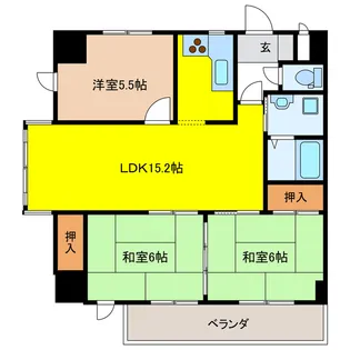 BORAX TOWER【3階】の間取り