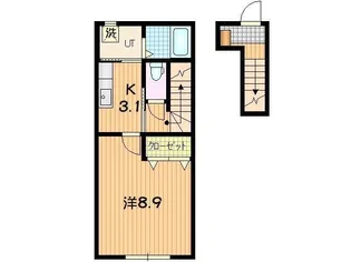 prune【2階】の間取り