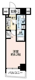 プレール・ドゥーク中板橋【10階】の間取り