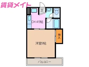 マンション大関【3階】の間取り