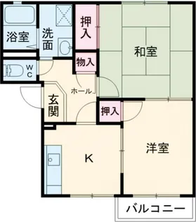 ドミール修学院【1階】の間取り