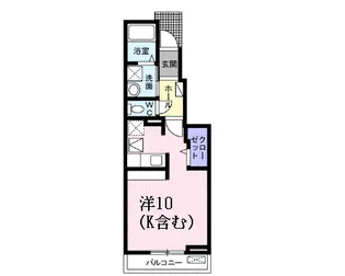 メゾン秋桜【1階】の間取り
