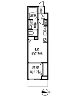 さくら九番館【1階】の間取り