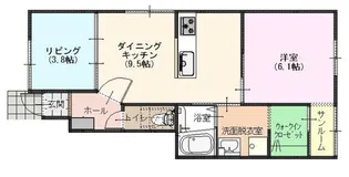 澪II【1階】の間取り