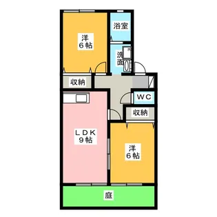 Villa Lounie【1階】の間取り