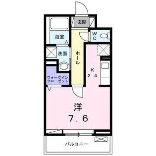 クレセント バレー【2階】の間取り