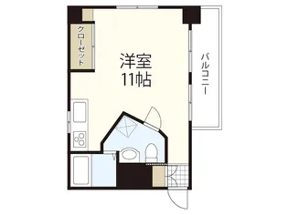松岡ビル【4階】の間取り