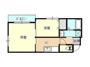 メルコート【2階】の間取り