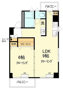 パークショア白雪【2階】の間取り