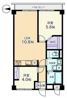 マイキャッスル多摩川【1階】の間取り