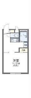 レオパレスフローリ【1階】の間取り
