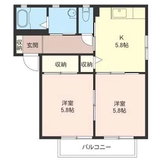 グランシャリオ II【1階】の間取り