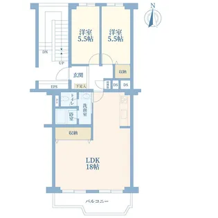 ドルフ青葉台 2号棟【4階】の間取り