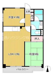 ベルエール桜台【1階】の間取り