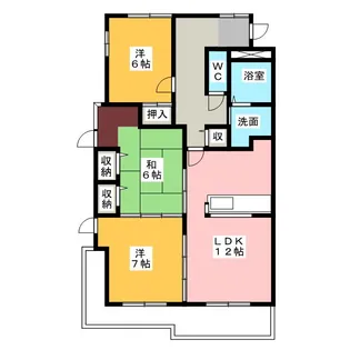 メルクリウス【1階】の間取り