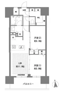 プライマル八王子横山町【3階】の間取り