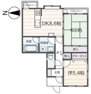 ルイシャトレ希望が丘C棟【1階】の間取り