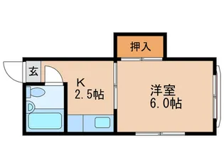 ウィ-ンハイツ【2階】の間取り