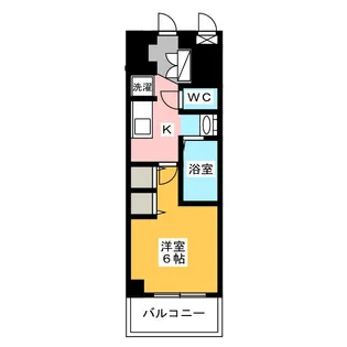 エステムコート名古屋金山サウスゲート【12階】の間取り