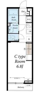 リブリ・サンセール【2階】の間取り