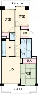 グランデージュ桜【2階】の間取り