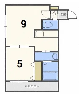 LE・ESTIII【3階】の間取り