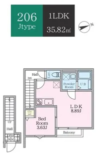エトワールヴァリ プレリュード【2階】の間取り