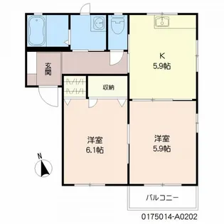 レグルス I棟【2階】の間取り