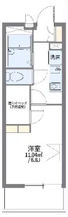 レオパレスリブェール【2階】の間取り