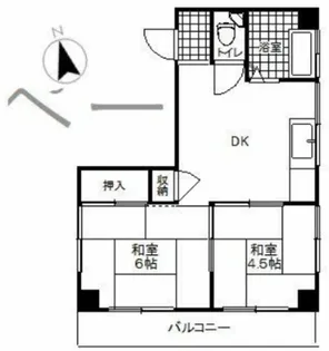 加寿屋ビル【2階】の間取り