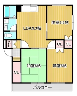 モーメント21【3階】の間取り