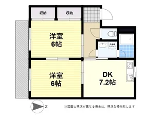 ハイツ山本【3階】の間取り