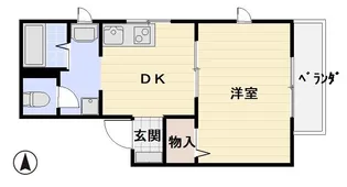 メゾンひろせ【1階】の間取り
