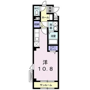 ルーエ II【2階】の間取り