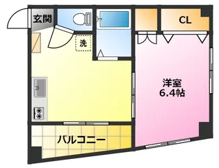 マンションKAMATA No.8【4階】の間取り