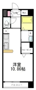 Will鉄砲町【3階】の間取り