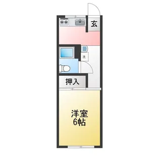 四日市キャッスル【1階】の間取り