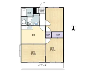 メゾンFII【2階】の間取り