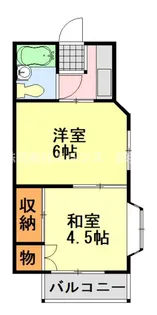 ベルセゾン葛城【2階】の間取り