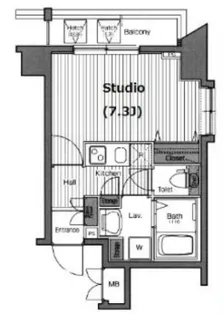 ガラ・グランディ西新宿【3階】の間取り
