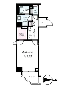 アルテシモストーリア【4階】の間取り