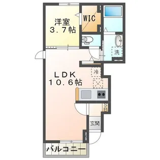 ソラーレ コート A【1階】の間取り