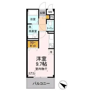 ソリエガーデン【3階】の間取り